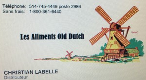 Les aliments Old Dutch